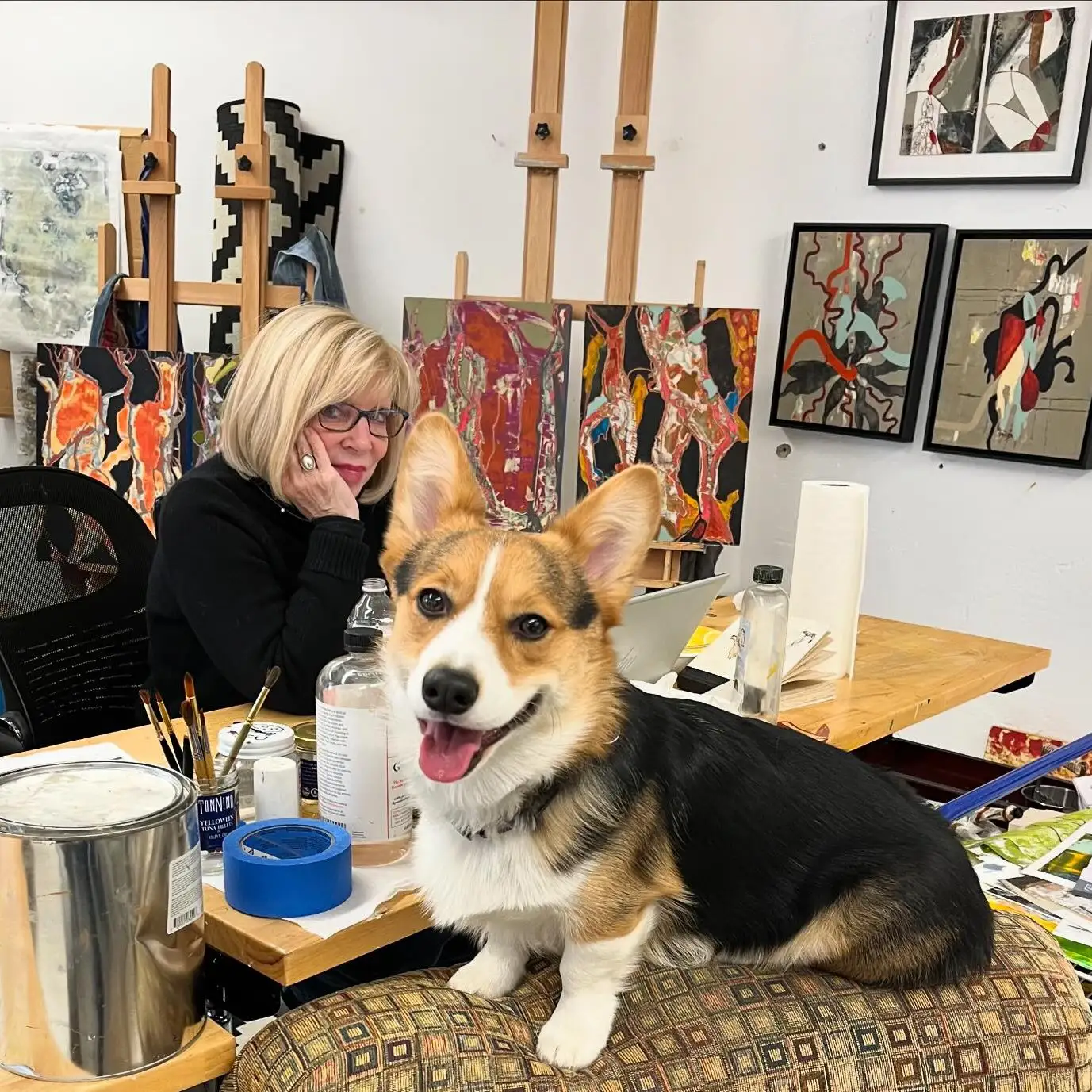 Portrait of Marcy Bergeron-Noa in the studio