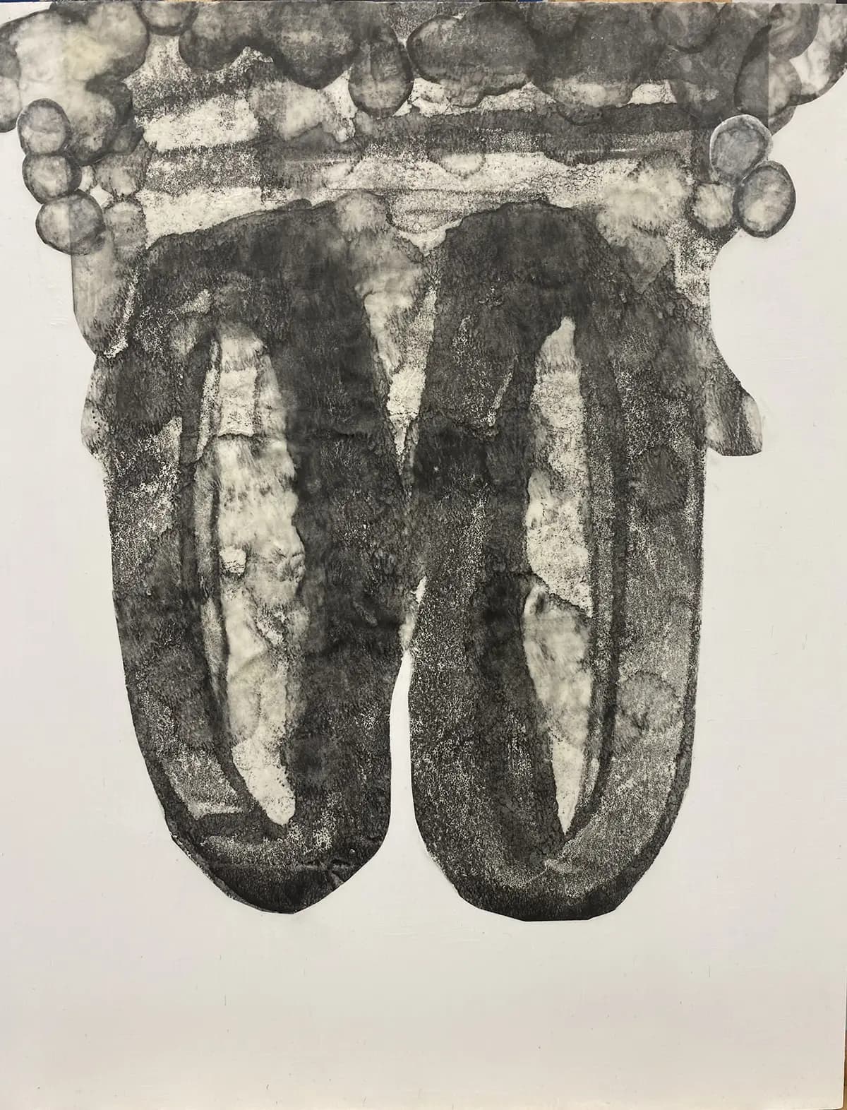 Breathe — Encaustic on board · 20" × 16"