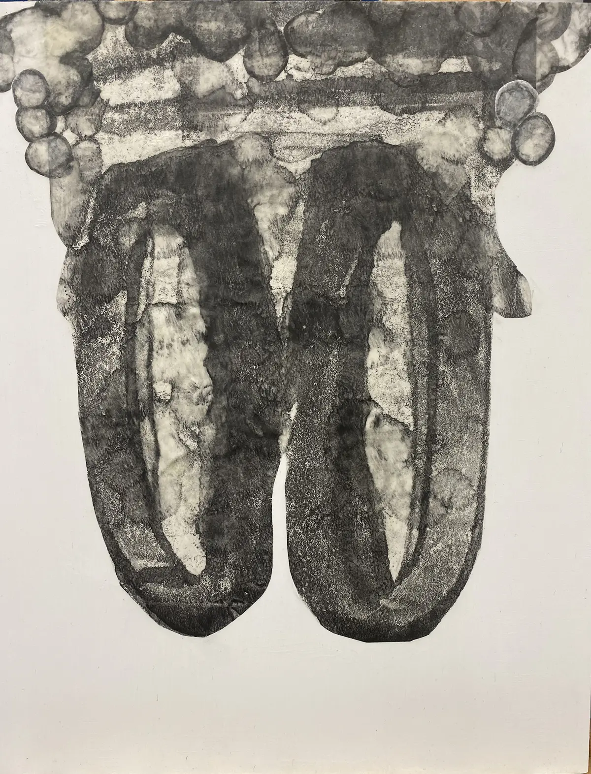 Breathe — Encaustic on board · 20" × 16"
