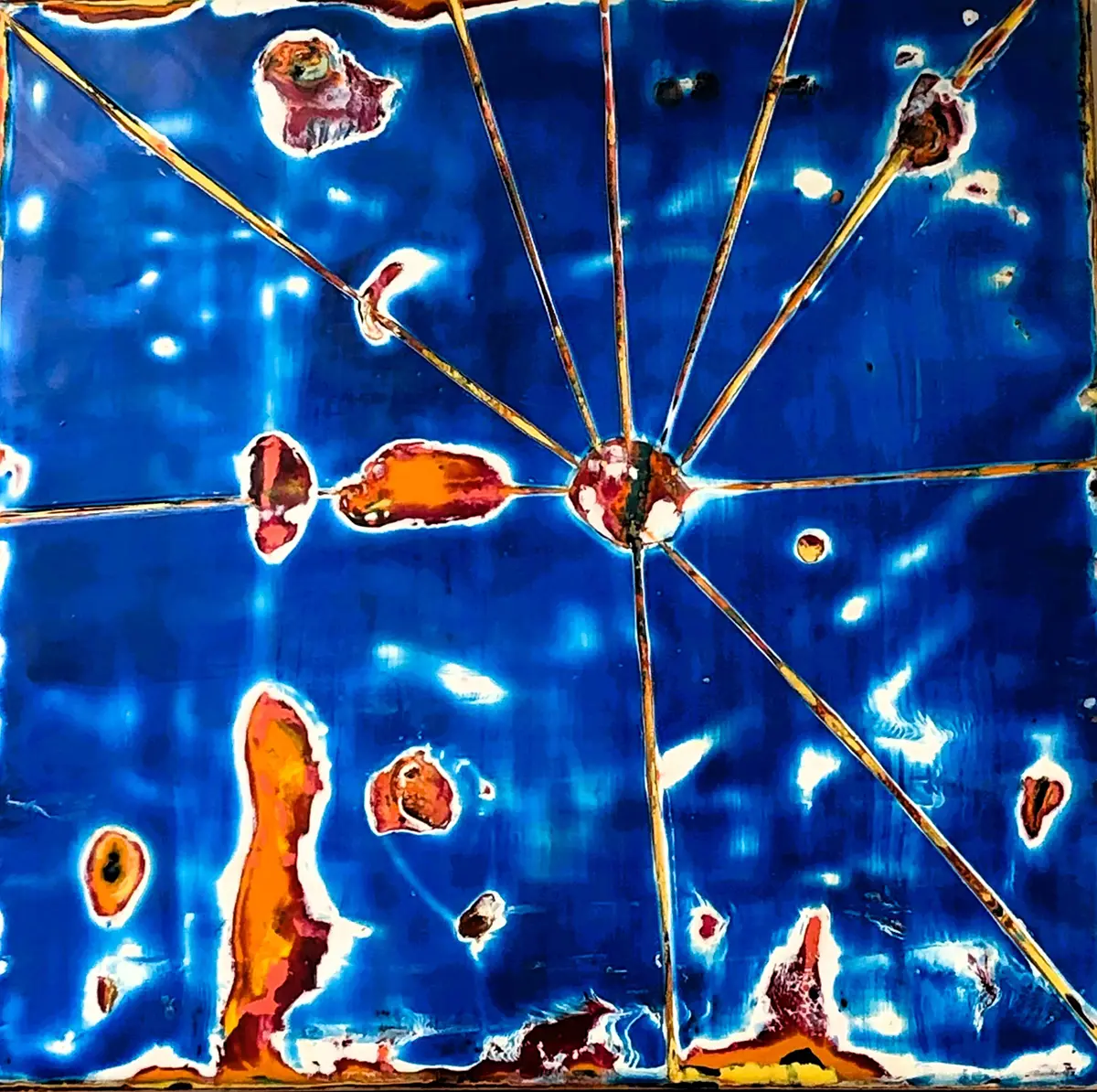 Other Galaxy — Encaustic on panel · 12" × 12"