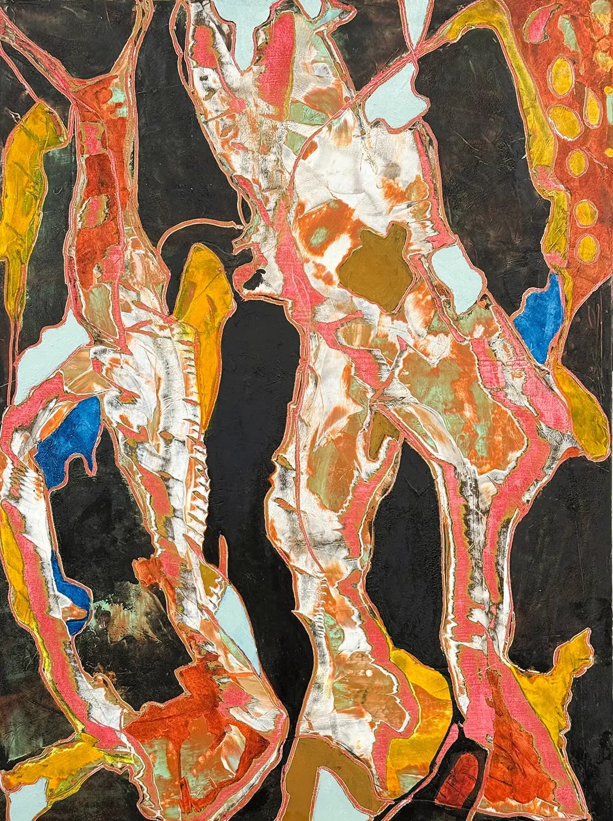 Dancing with the Sun — Oil & cold wax on board · 24" × 18"